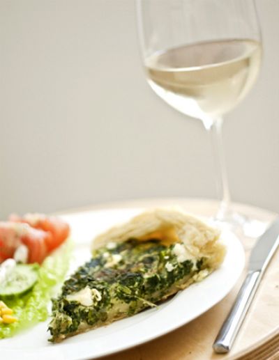 Изображение рецепта ''Тарт со шпинатом и фетой''