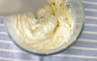 Изображение рецепта Творожный крем для заварных колечек