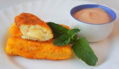 Изображение рецепта ''Картофельные палочки с сыром''