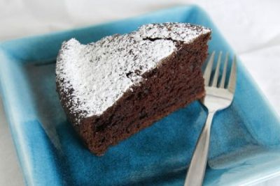 Изображение рецепта ''Шоколадный торт без масла и яиц''