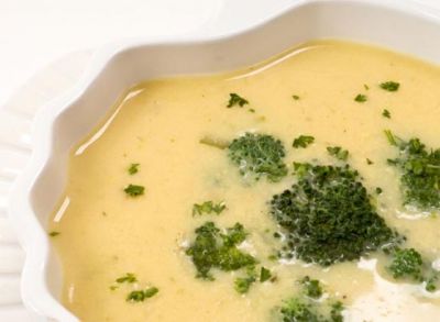 Изображение рецепта ''Сырный суп с рисом''
