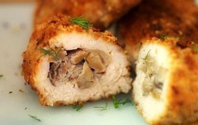 Изображение рецепта Зразы куриные с грибами