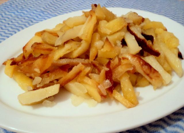 Как пожарить макароны с корочкой