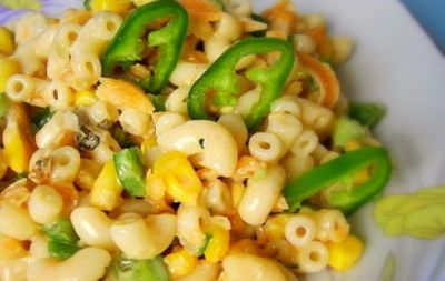 Изображение рецепта Салат с макаронами и кукурузой