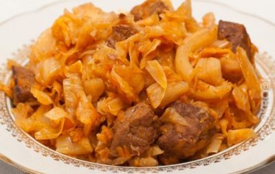 Изображение рецепта Рагу с капустой в мультиварке