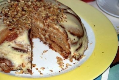 Изображение рецепта ''Пряничный торт без выпечки''