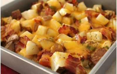Изображение рецепта Кассероль с курицей и печеной картошкой