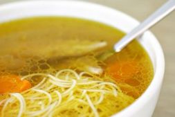 Изображение рецепта Куриный суп с вермишелью и овощами 