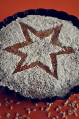 Изображение рецепта Миндальный мини-пирог без масла, муки и сахара