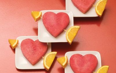 Изображение рецепта Арбузные сердечки