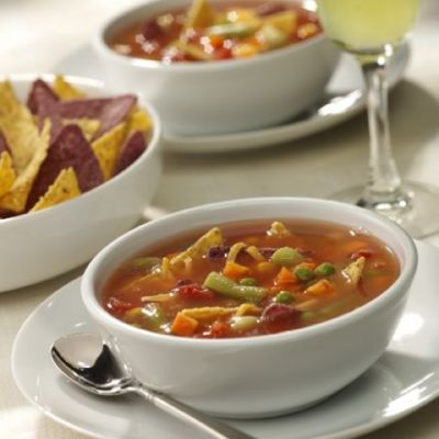 Изображение рецепта ''Суп из смеси замороженных овощей''