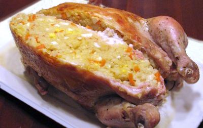 Изображение рецепта Курица, фаршированная рисом
