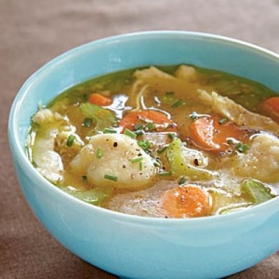 Изображение рецепта ''Картофельный суп с галушками''
