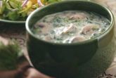 Изображение рецепта Суп мясной со шпинатом и грибами