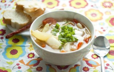 Изображение рецепта Суп с луком и пекинской капустой
