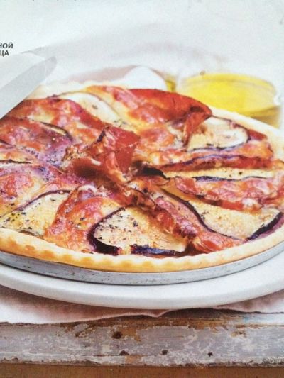 Изображение рецепта ''Тарт с инжиром, сыром и ветчиной''