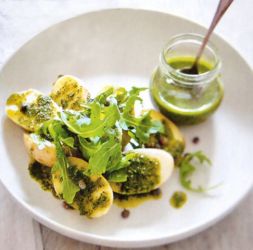 Изображение рецепта Теплый салат из картофеля с зеленой сальсой