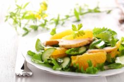 Изображение рецепта Салат с курицей и апельсинами