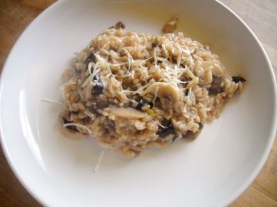 Изображение рецепта ''Плов с грибами и маслинами''
