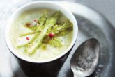 Изображение рецепта Суп из спаржи с пармезаном и базиликом